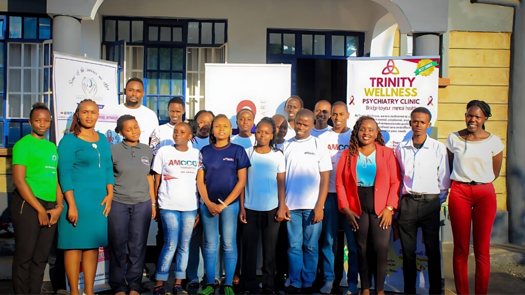 The Trinity Wellness team at a community mental-health event